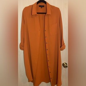 Button Down Midi Dress